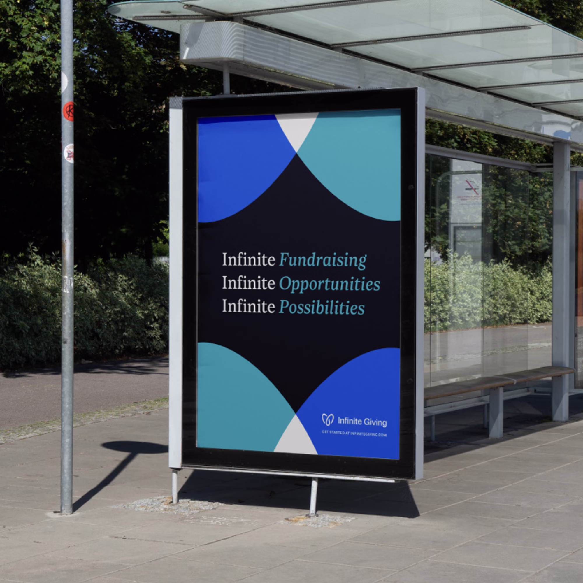 Infinite Giving bus shelter